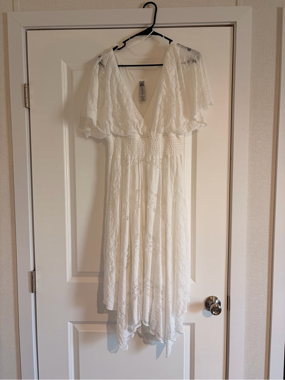 American Rag White Lace High-Low Dress